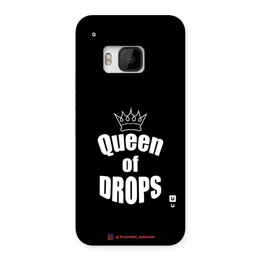 Queen of Drops Black Back Case for HTC One M9