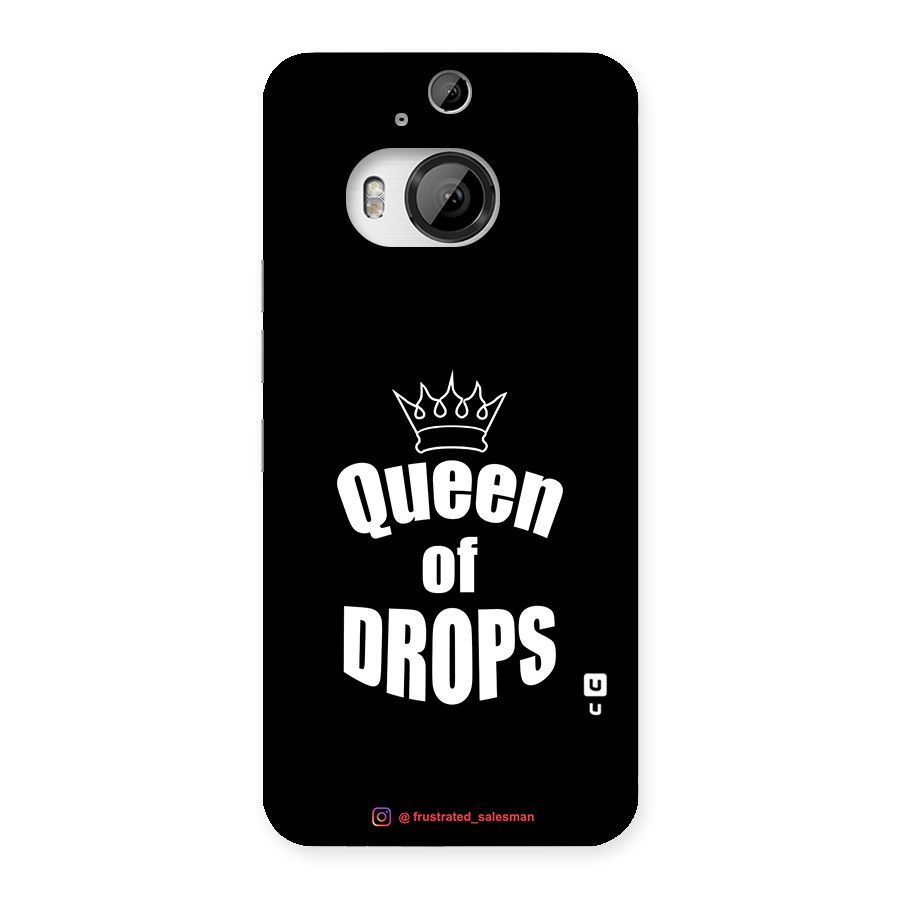 Queen of Drops Black Back Case for HTC One M9 Plus
