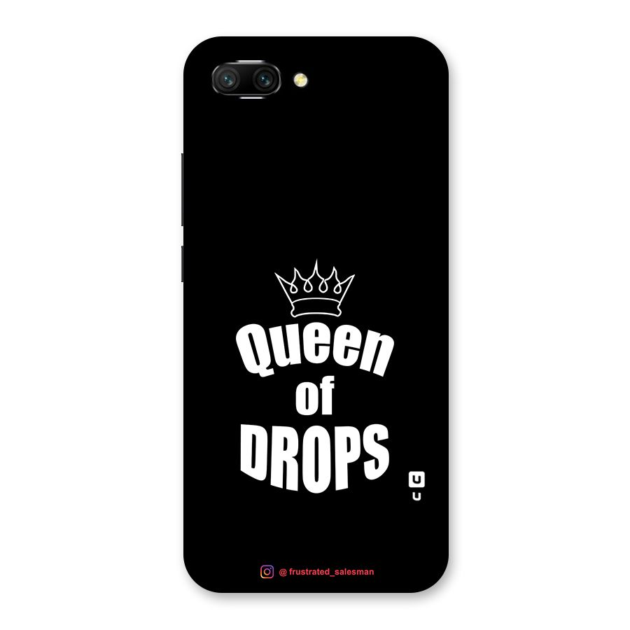 Queen of Drops Black Back Case for Honor 10