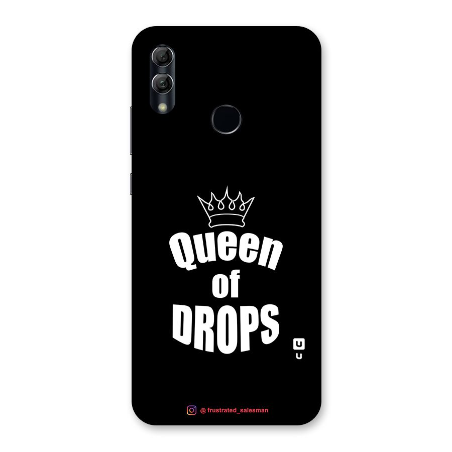 Queen of Drops Black Back Case for Honor 10 Lite