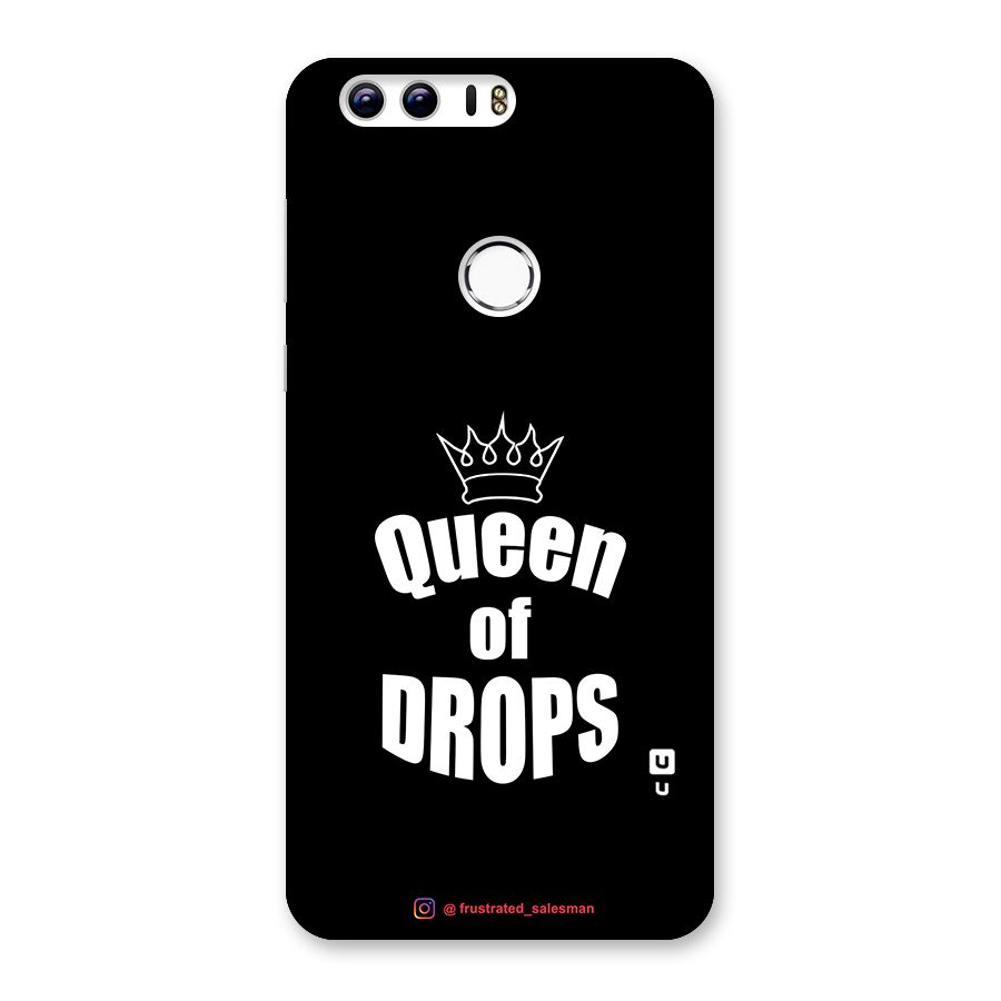 Queen of Drops Black Back Case for Honor 8