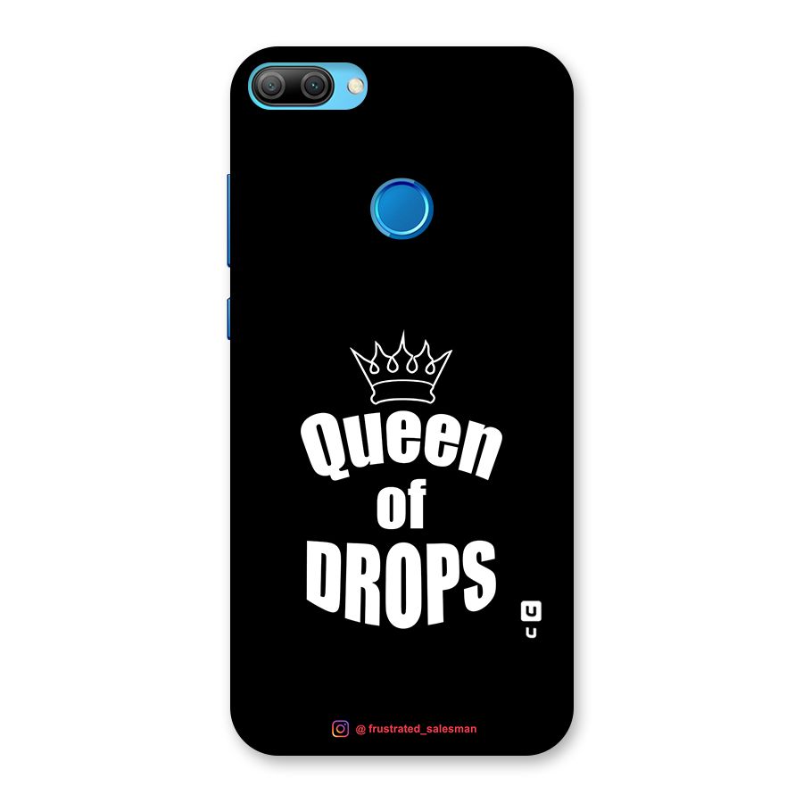 Queen of Drops Black Back Case for Honor 9N