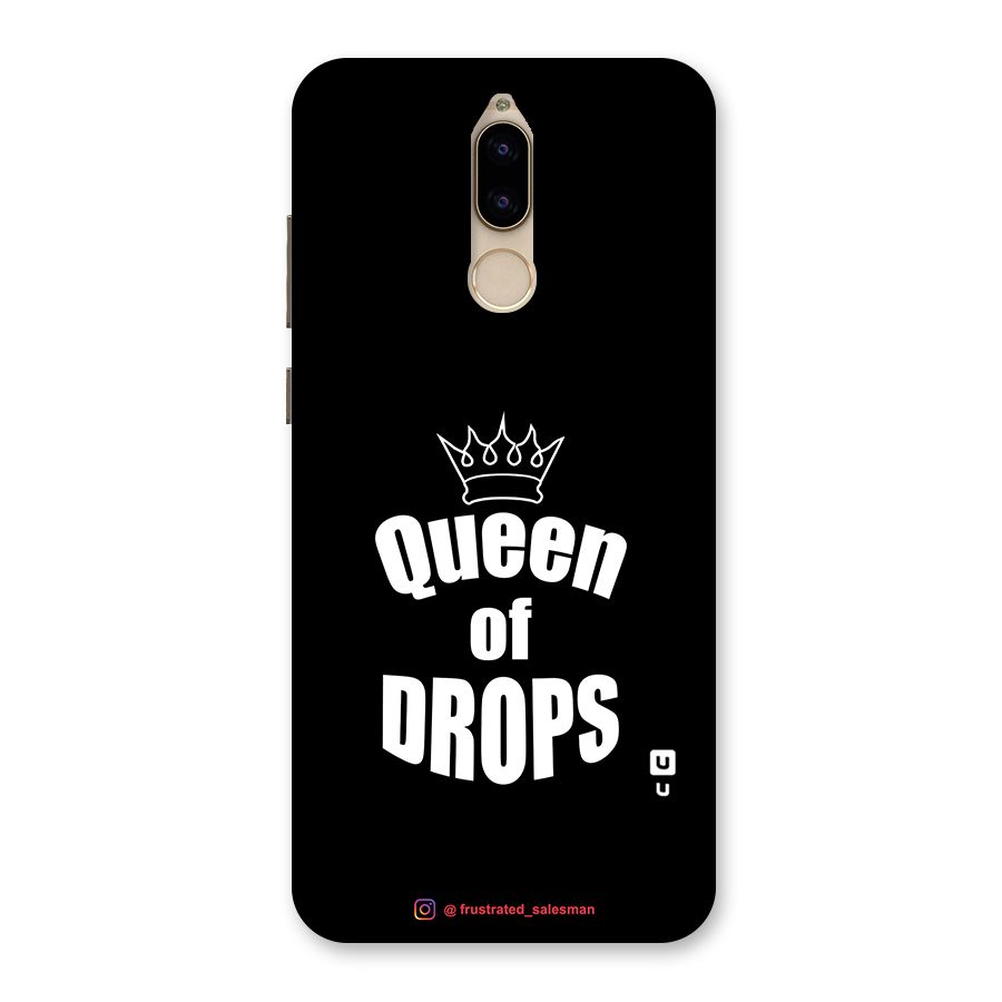 Queen of Drops Black Back Case for Honor 9i