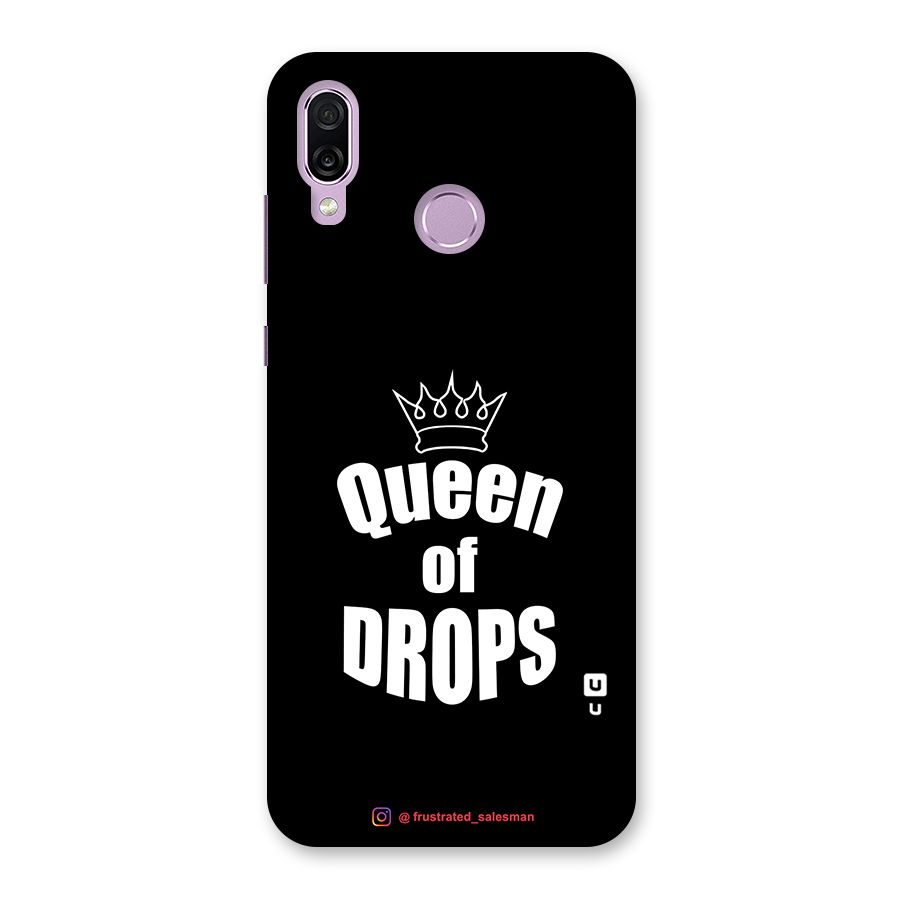 Queen of Drops Black Back Case for Honor Play