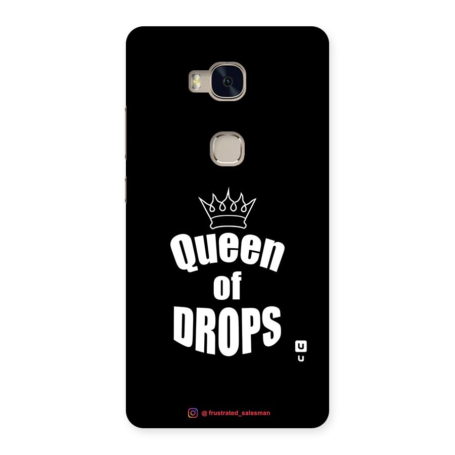 Queen of Drops Black Back Case for Huawei Honor 5X