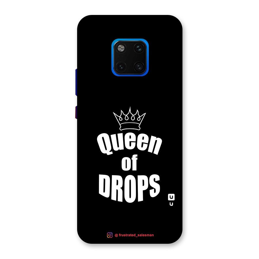 Queen of Drops Black Back Case for Huawei Mate 20 Pro