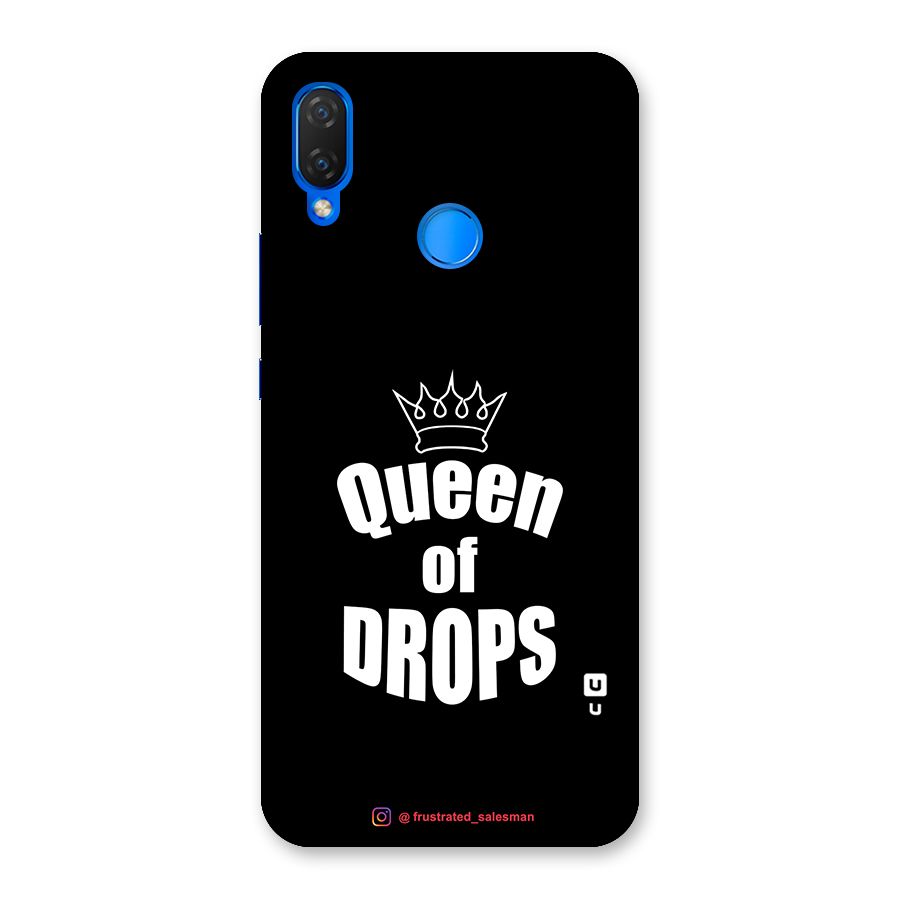 Queen of Drops Black Back Case for Huawei P Smart+