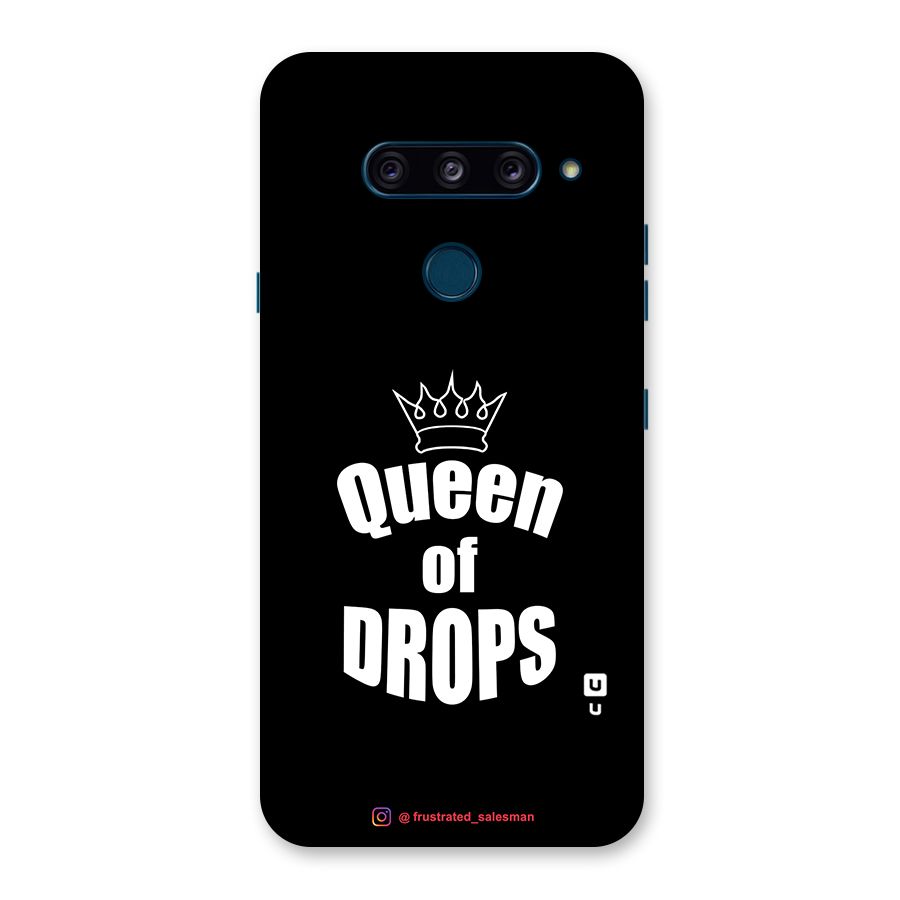 Queen of Drops Black Back Case for LG  V40 ThinQ