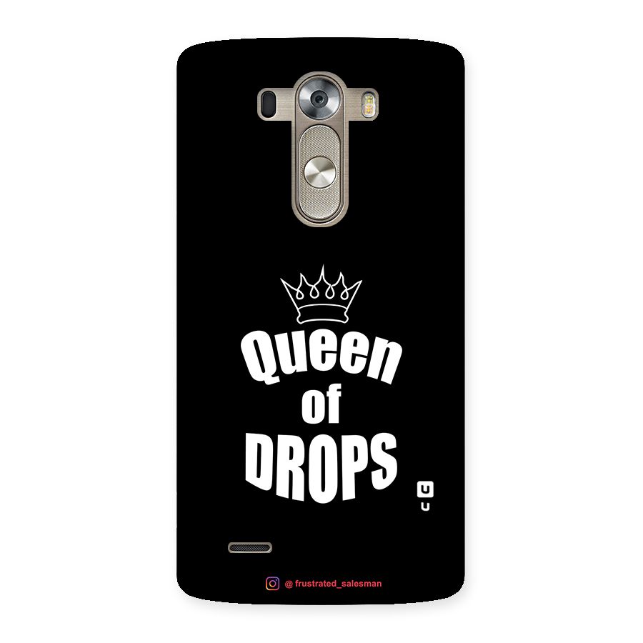 Queen of Drops Black Back Case for LG G3