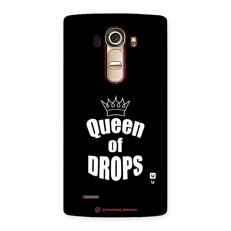 Queen of Drops Black Back Case for LG G4