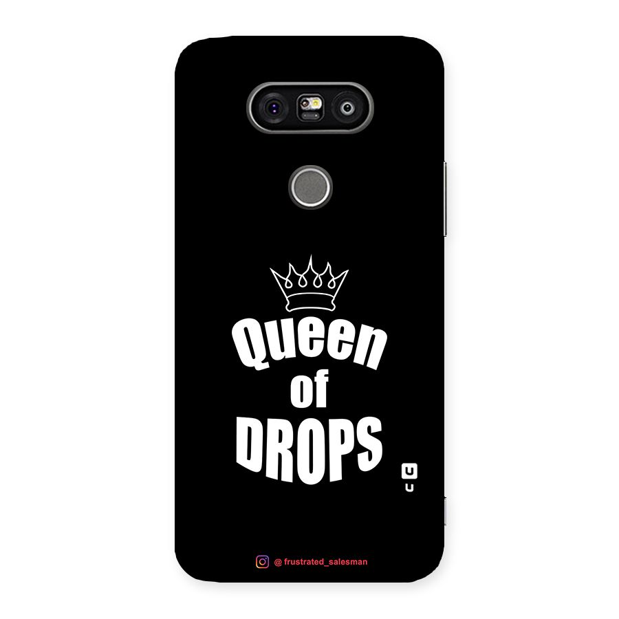 Queen of Drops Black Back Case for LG G5