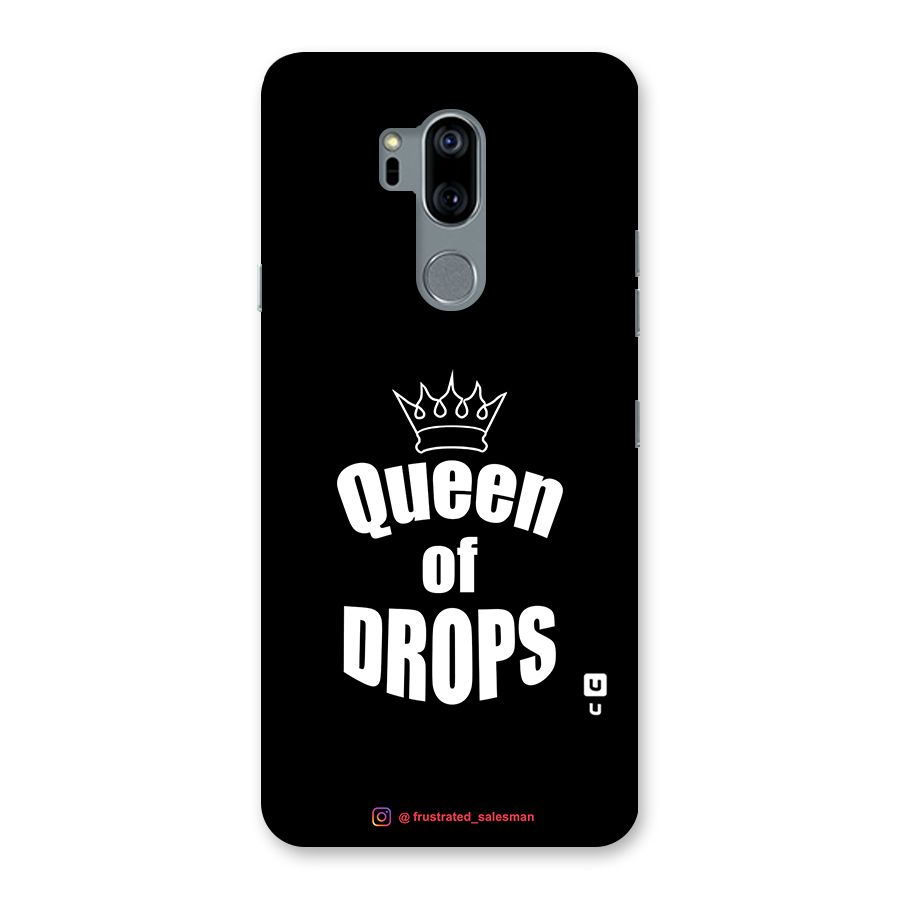 Queen of Drops Black Back Case for LG G7