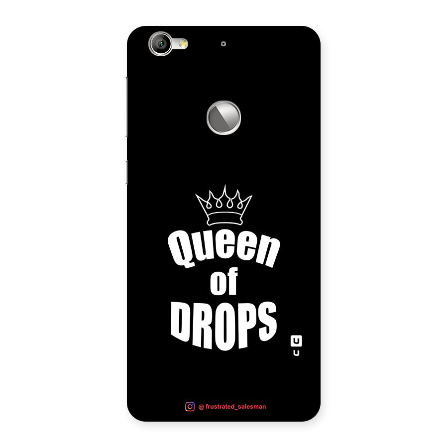 Queen of Drops Black Back Case for LeTV Le 1s