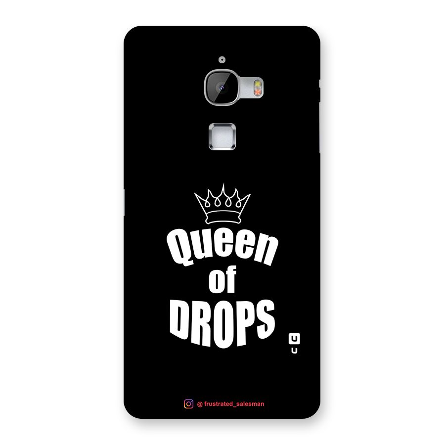 Queen of Drops Black Back Case for LeTv Le Max