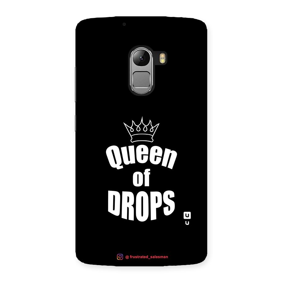 Queen of Drops Black Back Case for Lenovo K4 Note