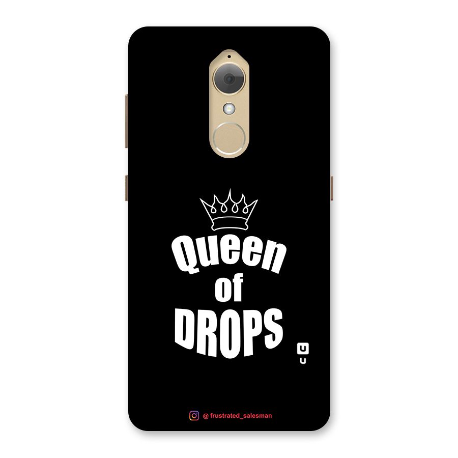 Queen of Drops Black Back Case for Lenovo K8