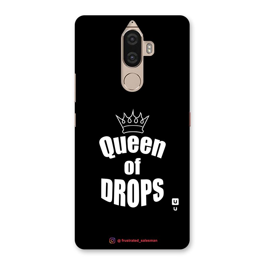 Queen of Drops Black Back Case for Lenovo K8 Note