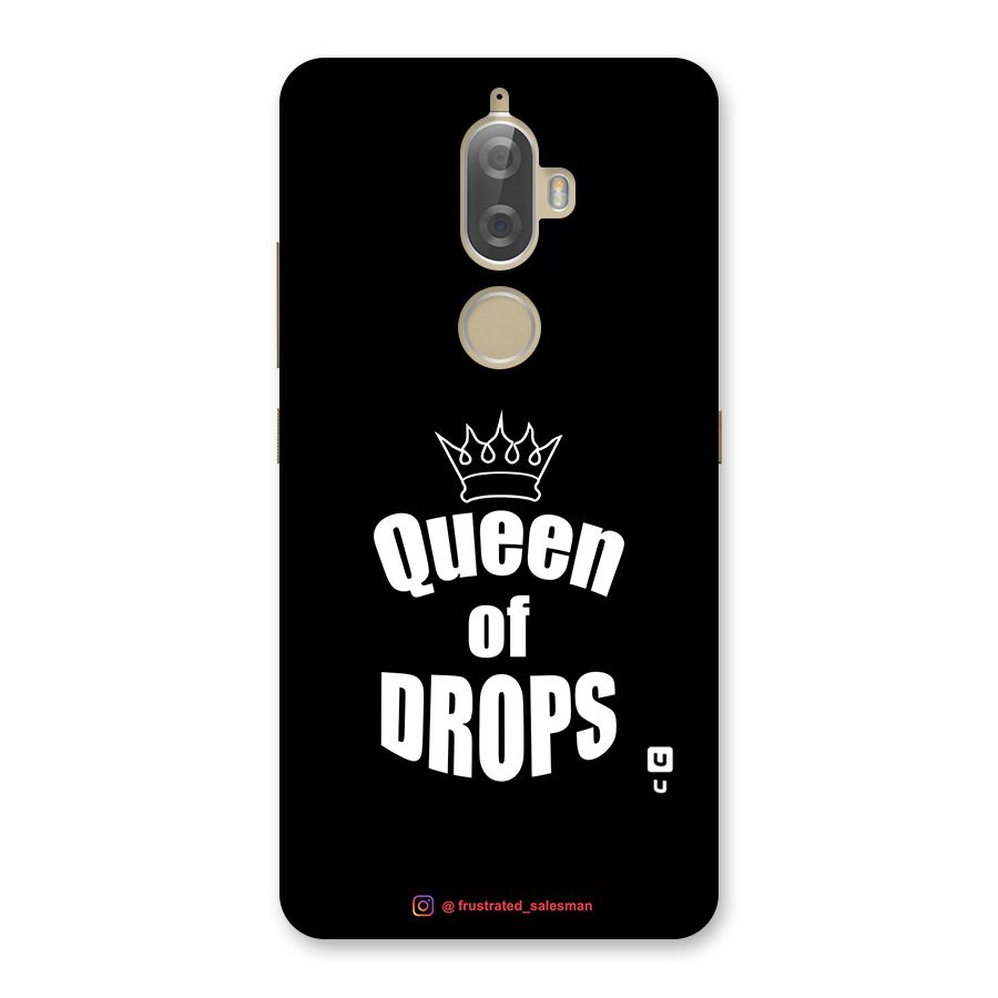 Queen of Drops Black Back Case for Lenovo K8 Plus