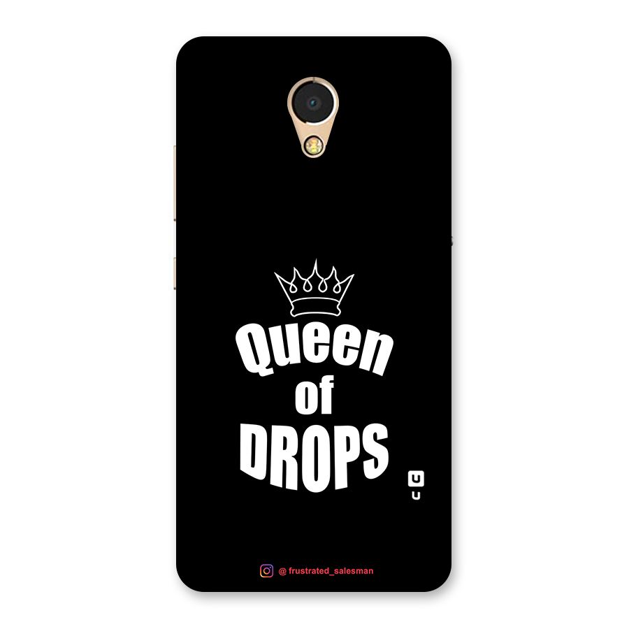 Queen of Drops Black Back Case for Lenovo P2