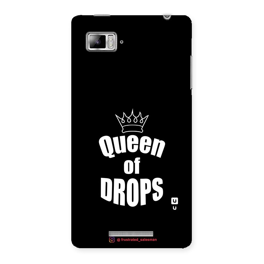 Queen of Drops Black Back Case for Lenovo Vibe Z K910