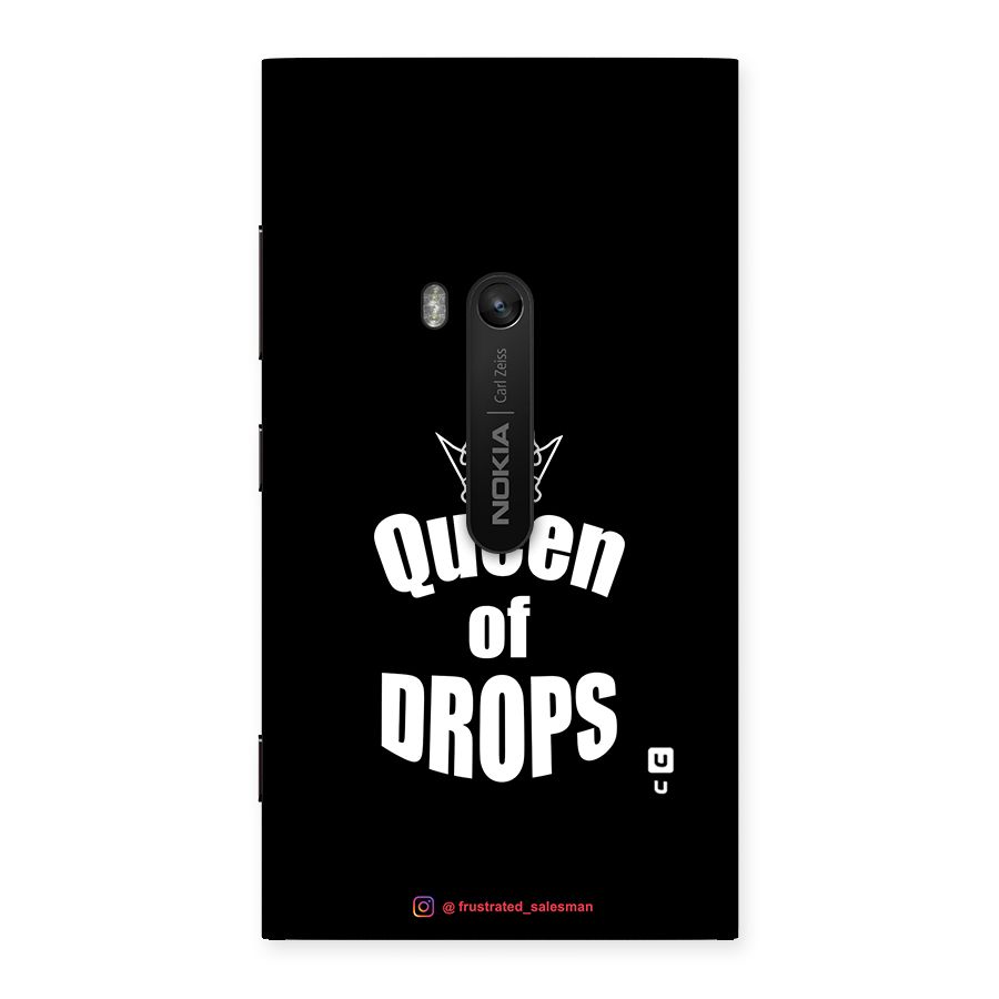 Queen of Drops Black Back Case for Lumia 920