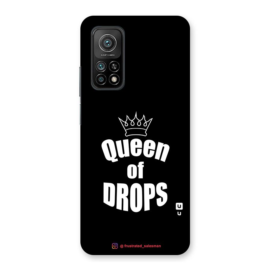 Queen of Drops Black Back Case for Mi 10T Pro 5G