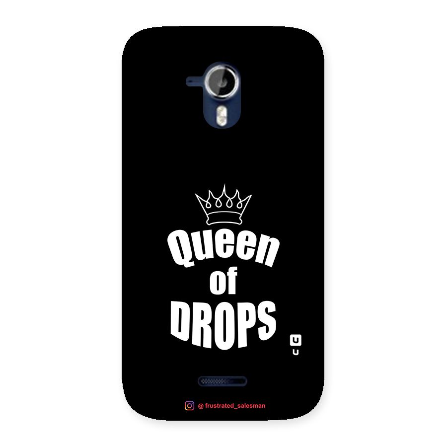 Queen of Drops Black Back Case for Micromax Canvas Magnus A117