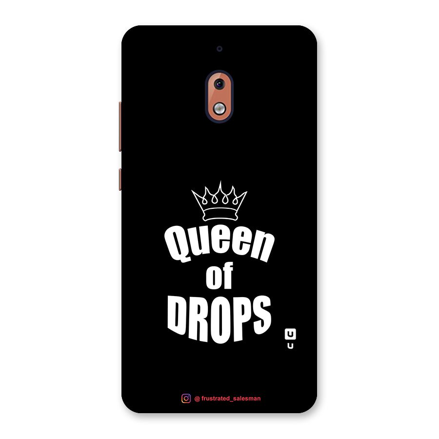 Queen of Drops Black Back Case for Nokia 2.1