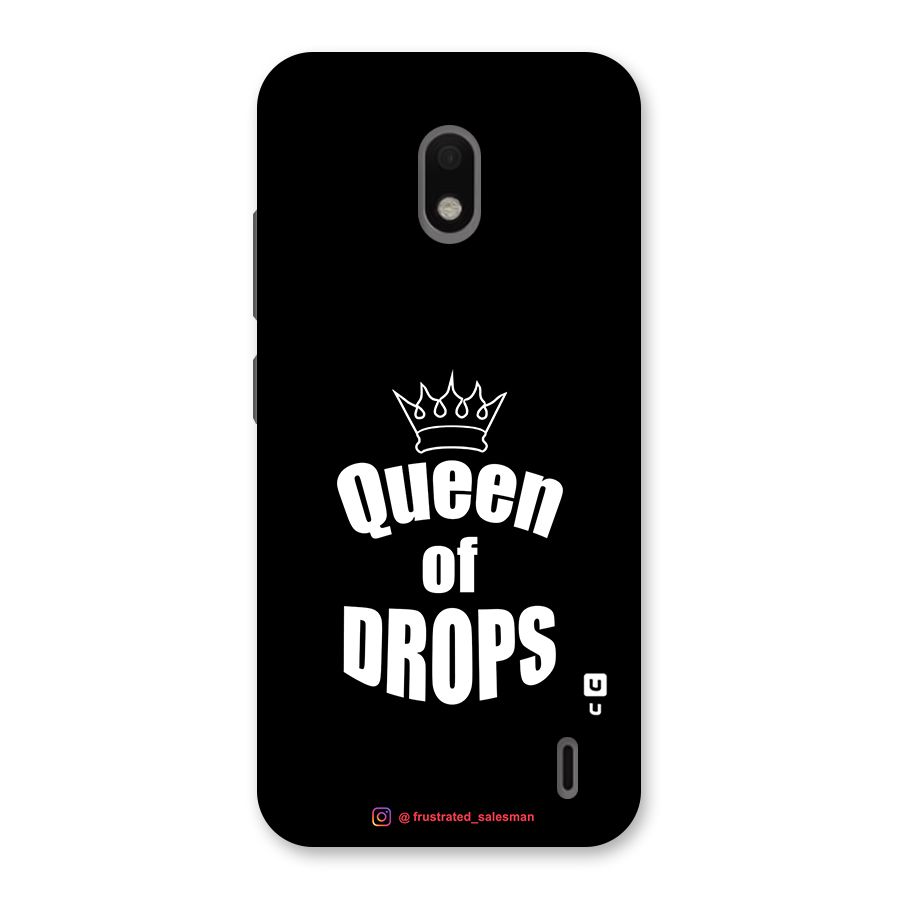 Queen of Drops Black Back Case for Nokia 2.2