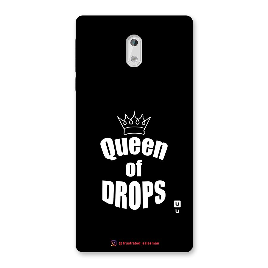 Queen of Drops Black Back Case for Nokia 3