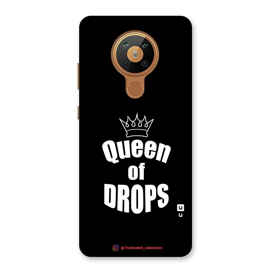 Queen of Drops Black Back Case for Nokia 5.3