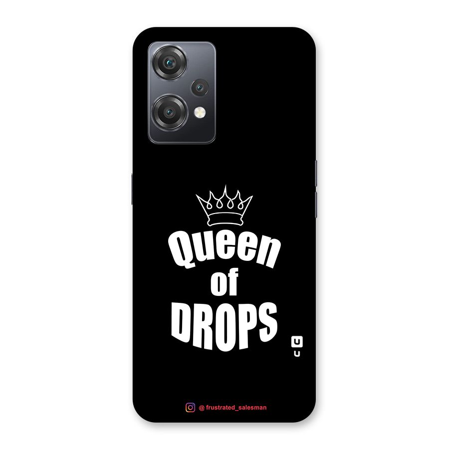 Queen of Drops Black Back Case for OnePlus Nord CE 2 Lite 5G