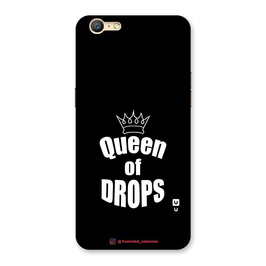 Queen of Drops Black Back Case for Oppo A39