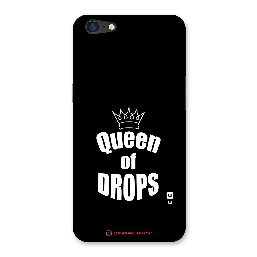 Queen of Drops Black Back Case for Oppo A71