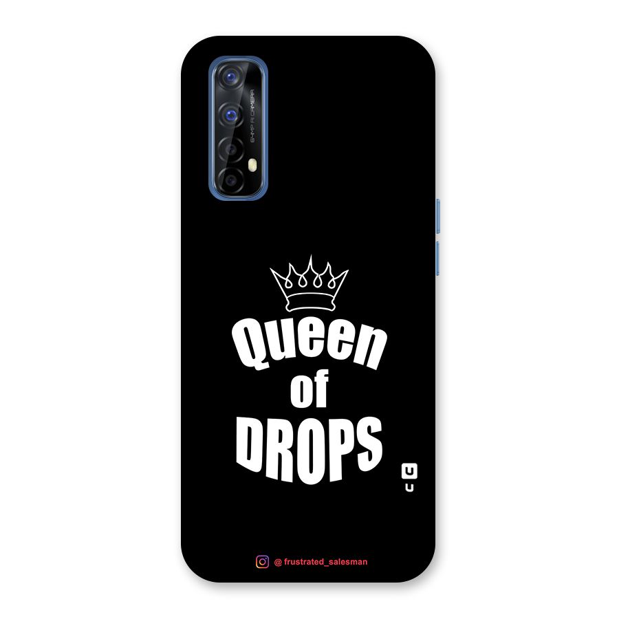 Queen of Drops Black Back Case for Realme 7