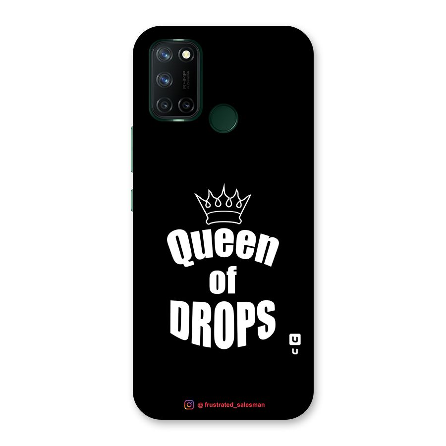 Queen of Drops Black Back Case for Realme 7i