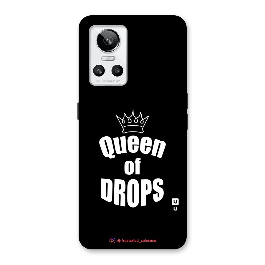 Queen of Drops Black Back Case for Realme GT Neo 3
