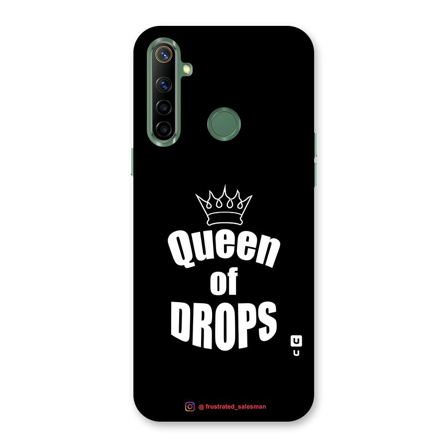 Queen of Drops Black Back Case for Realme Narzo 10