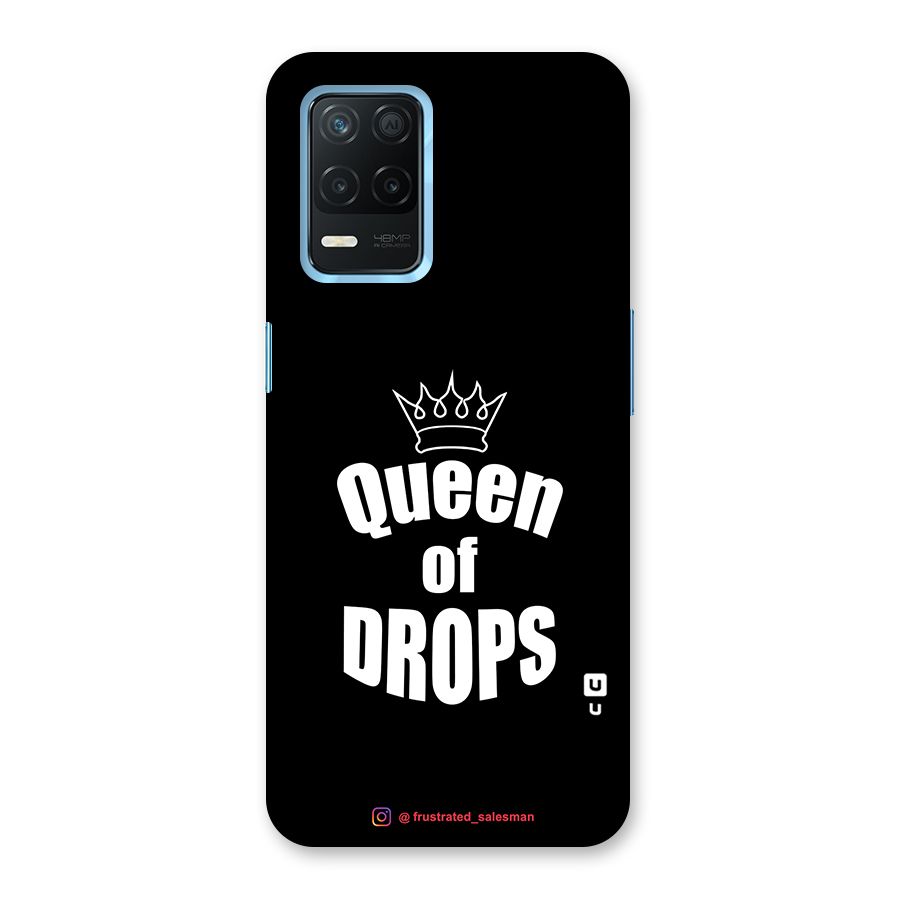 Queen of Drops Black Back Case for Realme Narzo 30 5G