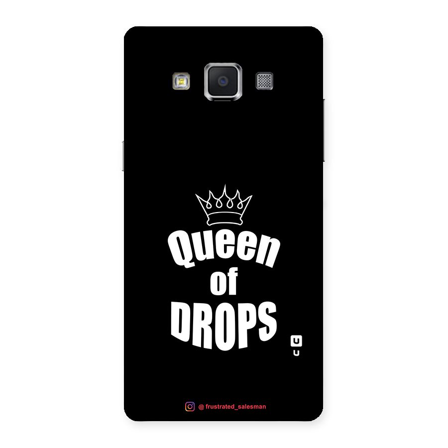Queen of Drops Black Back Case for Samsung Galaxy A5