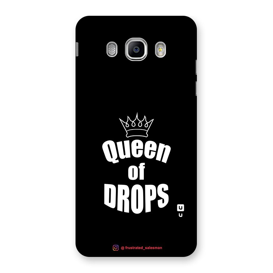 Queen of Drops Black Back Case for Samsung Galaxy J5 2016