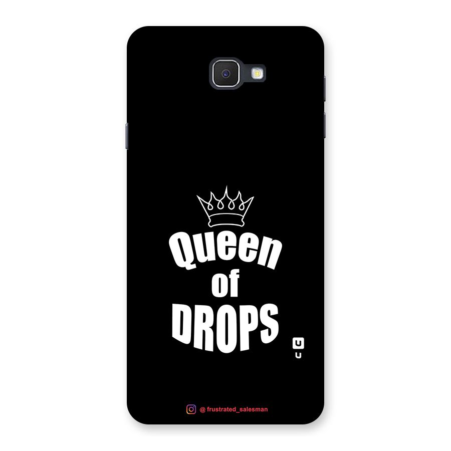 Queen of Drops Black Back Case for Samsung Galaxy J7 Prime