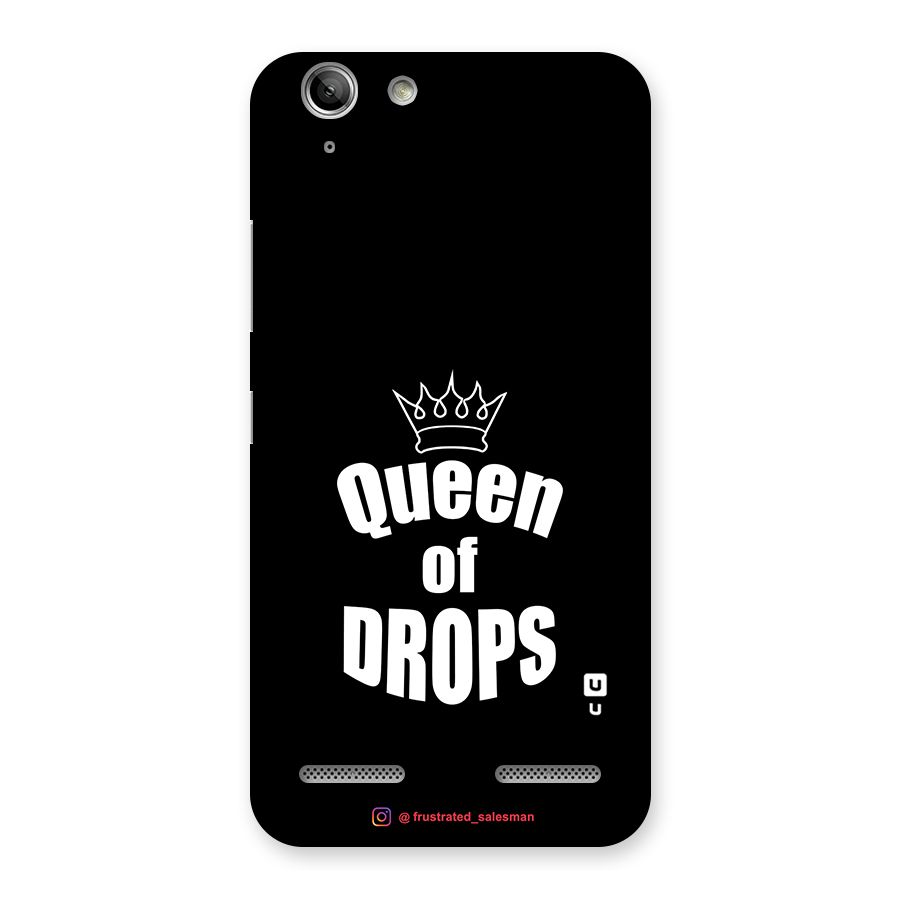 Queen of Drops Black Back Case for Vibe K5 Plus
