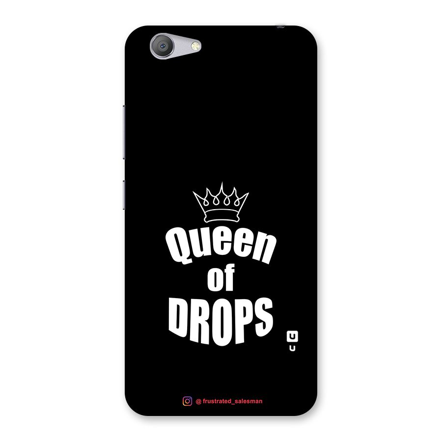 Queen of Drops Black Back Case for Vivo Y53