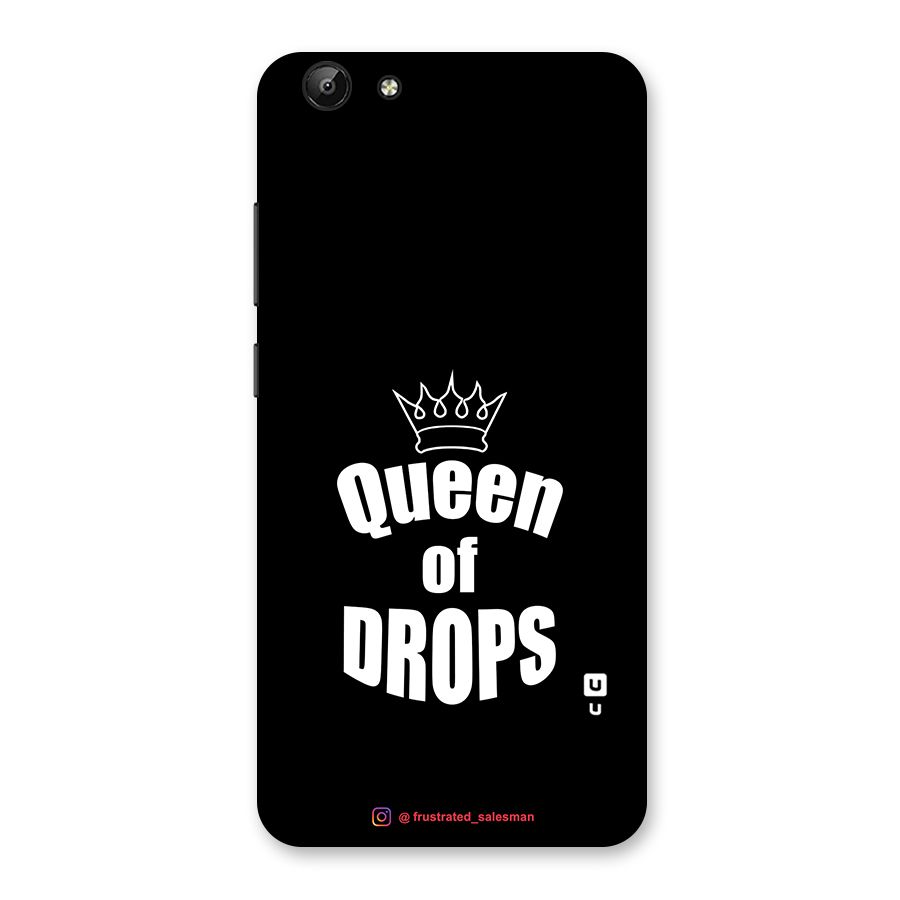 Queen of Drops Black Back Case for Vivo Y69