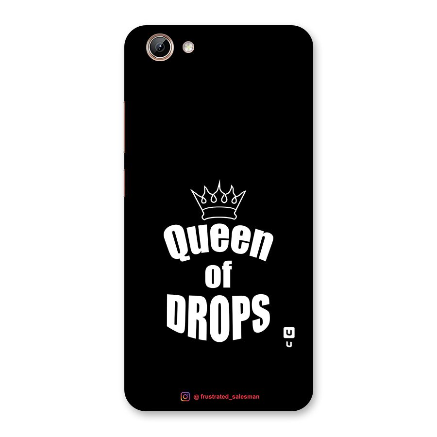Queen of Drops Black Back Case for Vivo Y71i