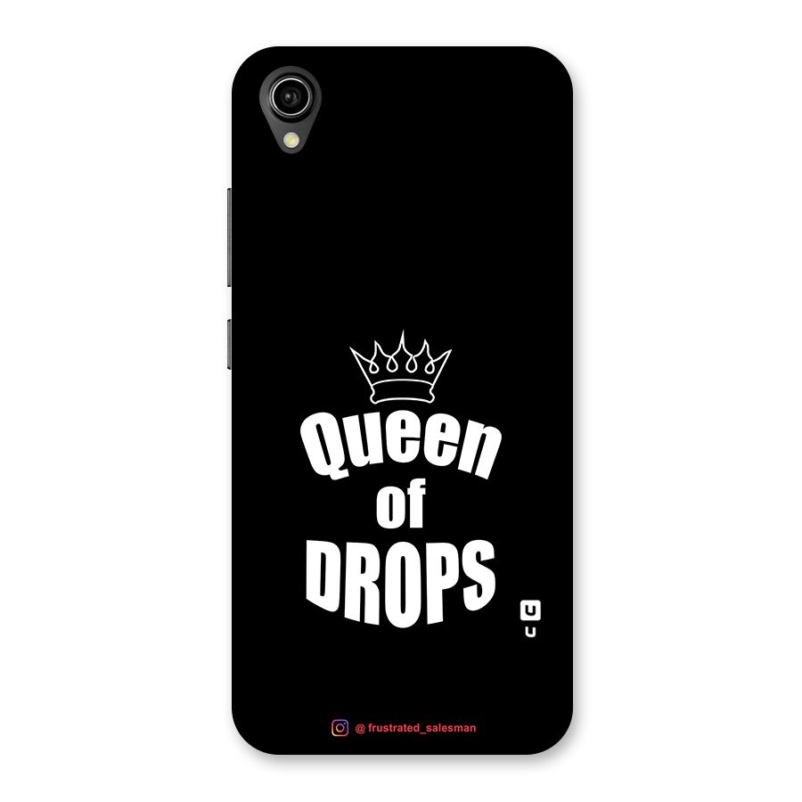 Queen of Drops Black Back Case for Vivo Y90