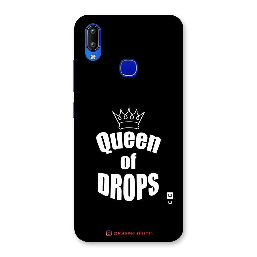 Queen of Drops Black Back Case for Vivo Y91