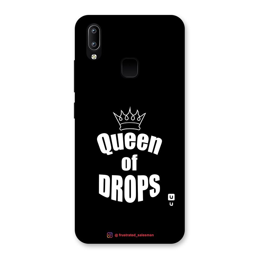Queen of Drops Black Back Case for Vivo Y93