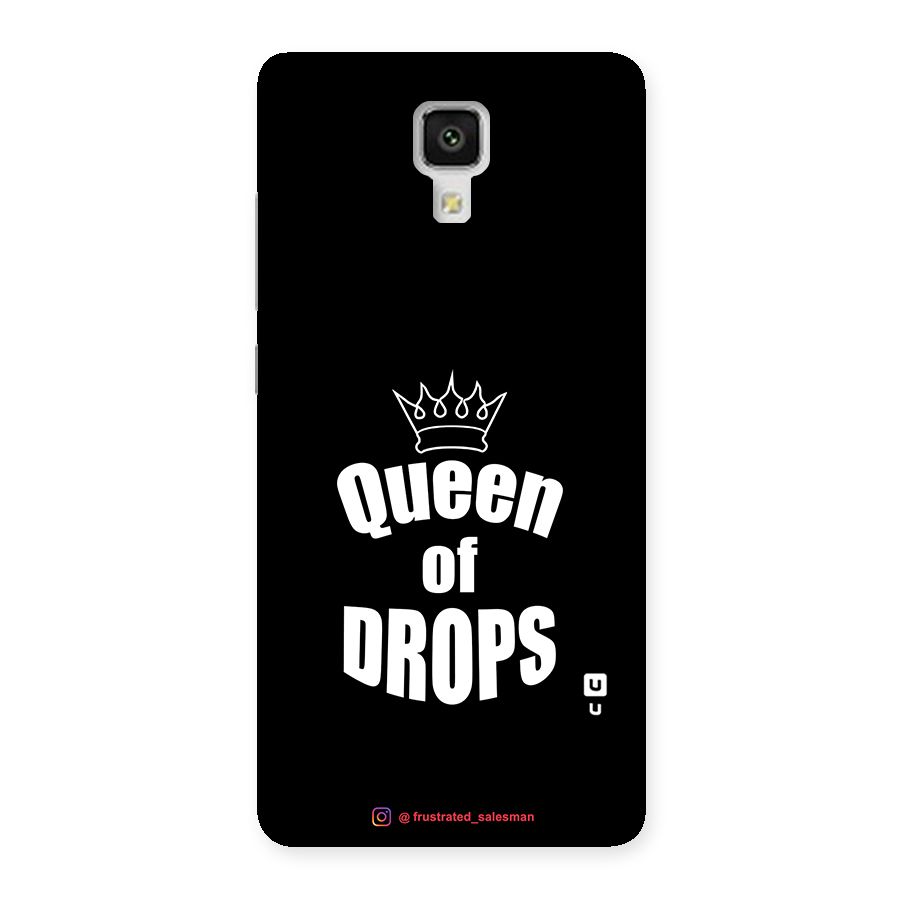 Queen of Drops Black Back Case for Xiaomi Mi 4